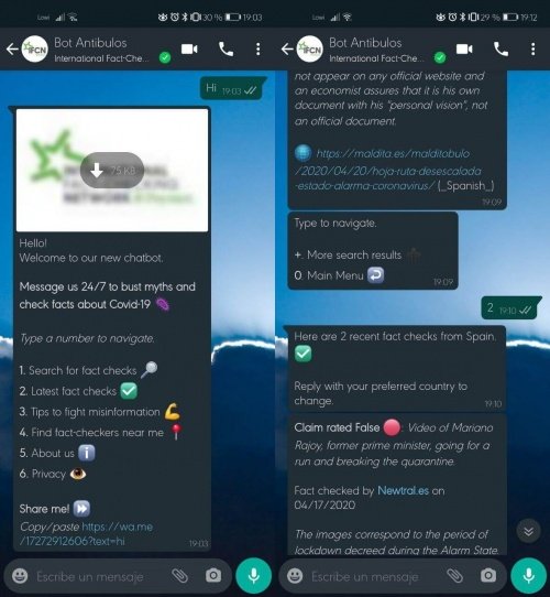 Imagen - Verifica bulos en WhatsApp con el bot del IFCN