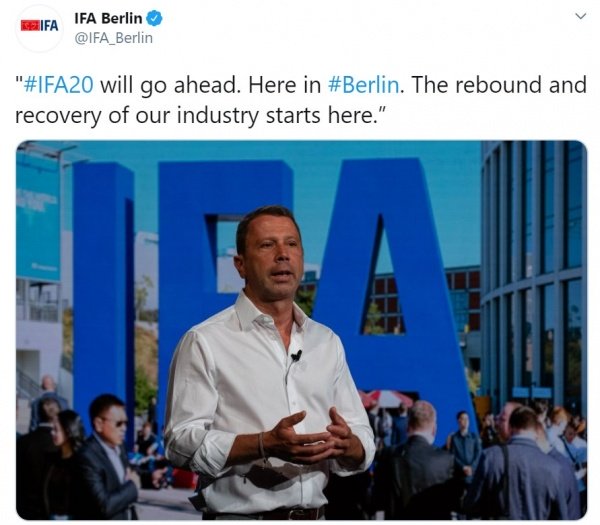 Imagen - IFA 2020 se celebrará con restricciones de aforo