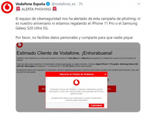 Imagen - Aniversario Vodafone: &iquest;regalan un m&oacute;vil?