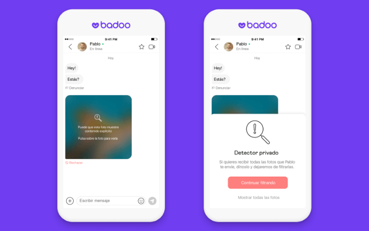 Imagen - Badoo añade un filtro contra nudes no solicitados
