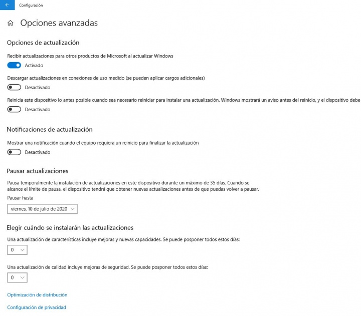 Imagen - Windows 10 elimina la opci&oacute;n de posponer las actualizaciones