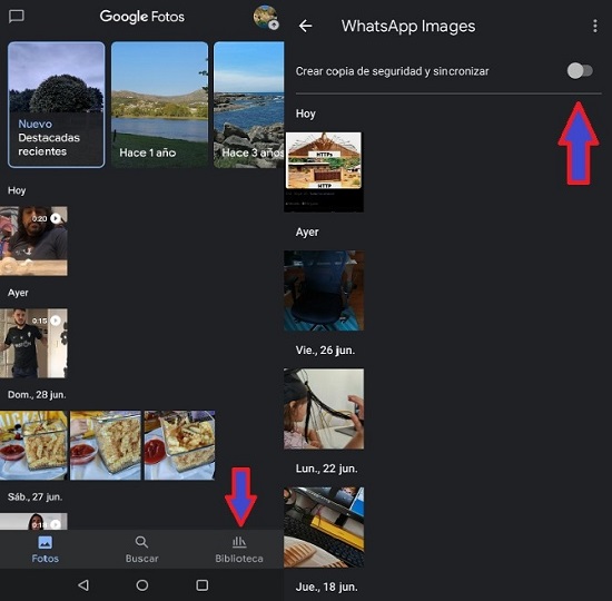Imagen - Google Fotos deja de hacer copia de seguridad de WhatsApp