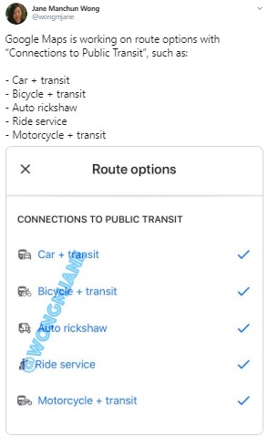 Imagen - Google Maps: mejoras en las rutas urbanas y VTC