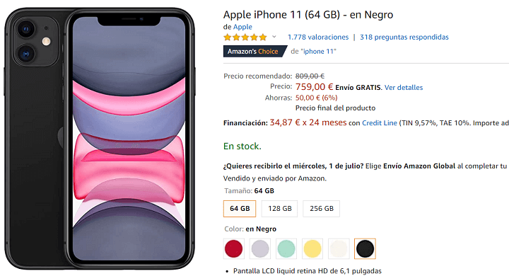 Imagen - iPhone 11 barato: d&oacute;nde comprarlo