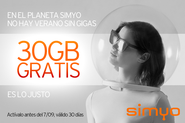 Imagen - Simyo regala gigas en el verano