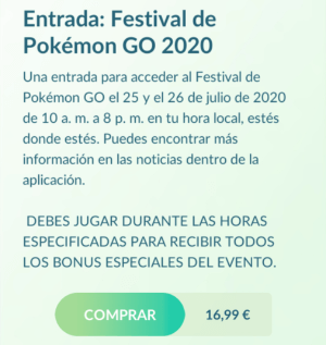 Imagen - Pokémon Go Fest 2020: precio excesivo del evento