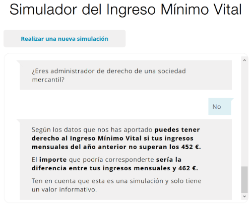 Imagen - Simulador del Ingreso Mínimo Vital​: comprueba si lo cumples