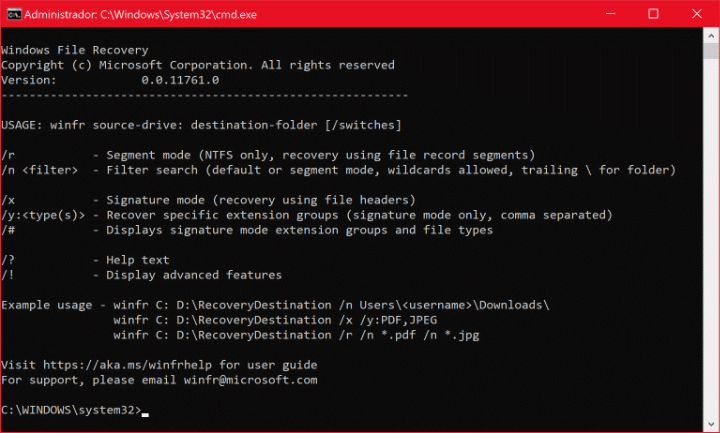 Imagen - Windows File Recovery: recupera archivos eliminados