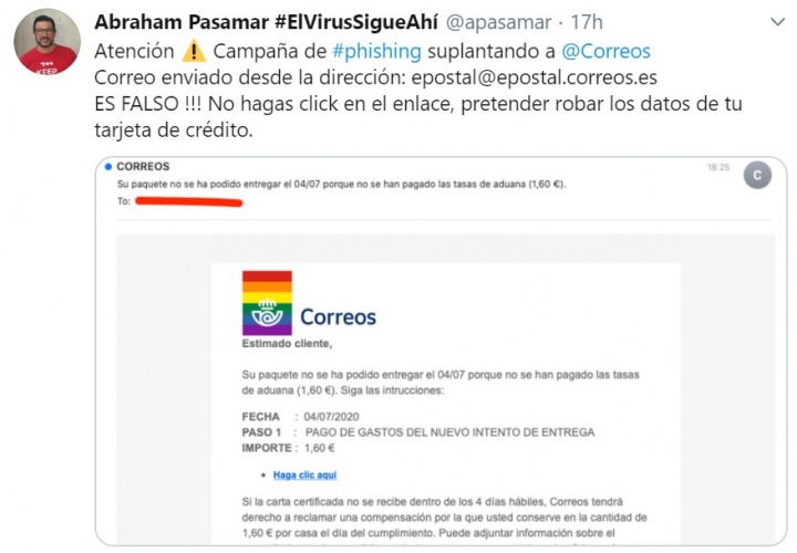 Imagen - Correos: falsos gastos de entrega y premios de Amazon