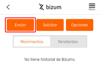Imagen - Cómo enviar dinero por Bizum con ING