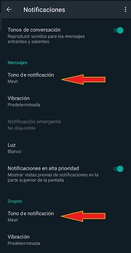 Imagen - Cómo cambiar el tono de WhatsApp