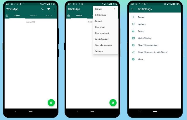 Imagen - WhatsApp GO, otro mod de WhatsApp que debes probar