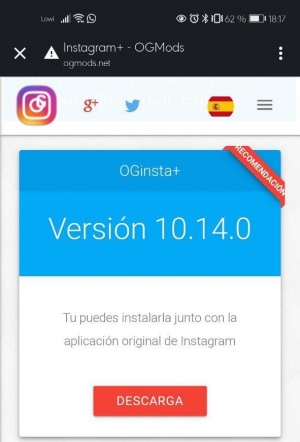 Imagen - OGinsta+, un mod imprescindible para Instagram