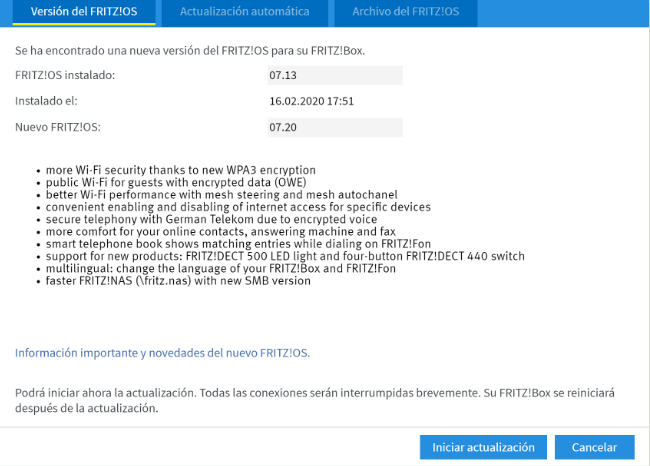Imagen - FRITZ!OS 7.20 llega a los routers, repetidores y powerlines