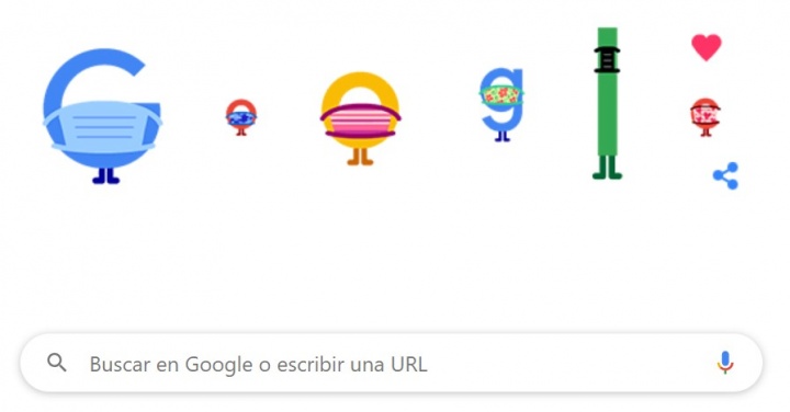 Imagen - Google lanza un Doodle de &quot;prevención del COVID‑19&quot;