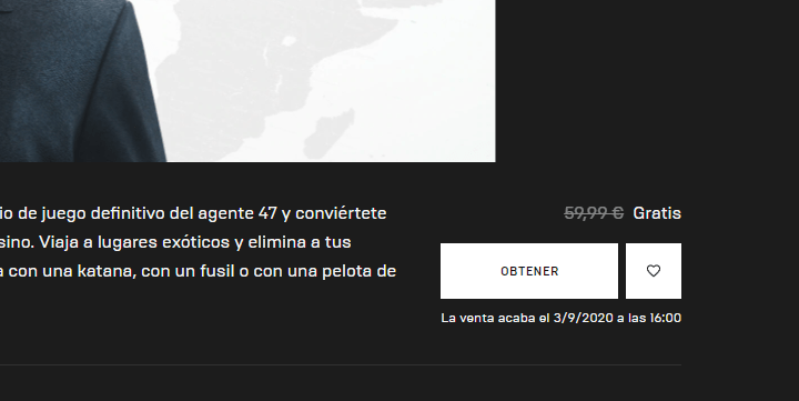 Imagen - Hitman gratis en la Epic Games Store: así puedes conseguirlo