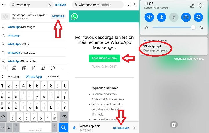 Imagen - Cómo instalar WhatsApp en el Huawei P40 Lite