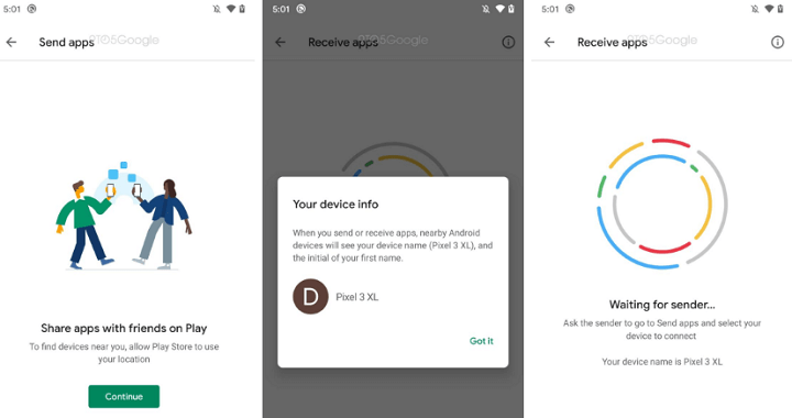 Imagen - Android permitir&aacute; compartir apps con usuarios cercanos