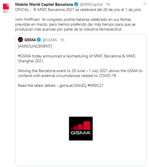 Imagen - MWC 2021 retrasado: esta es la nueva fecha