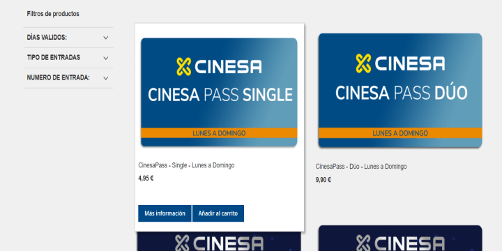 Imagen - Descuentos online para el cine: Cinesa lanza una web
