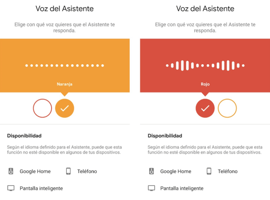 Imagen - Google Assistant añade voz de hombre en español