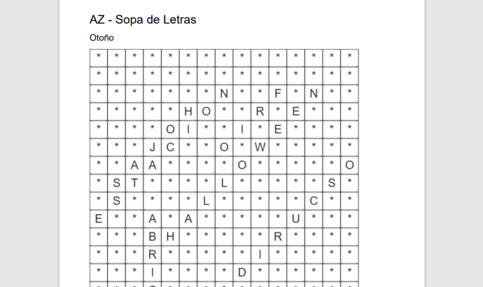 Imagen - 5 webs para generar sopas de letras