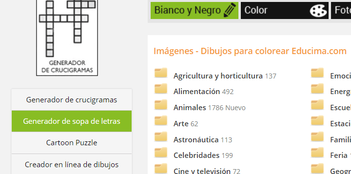 Imagen - 5 webs para generar sopas de letras