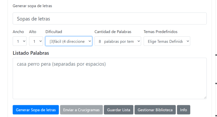 Imagen - 5 webs para generar sopas de letras