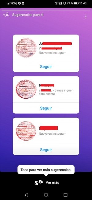 Imagen - Instagram: sugerencias de cuentas en Stories