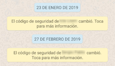 Imagen - Cómo eliminar el mensaje &quot;El código de seguridad cambió&quot; de WhatsApp