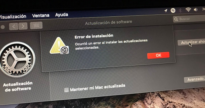 Imagen - "Error de instalaci&oacute;n" al actualizar a macOS Big Sur