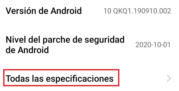 Imagen - Cómo saber qué modelo de Xiaomi tengo