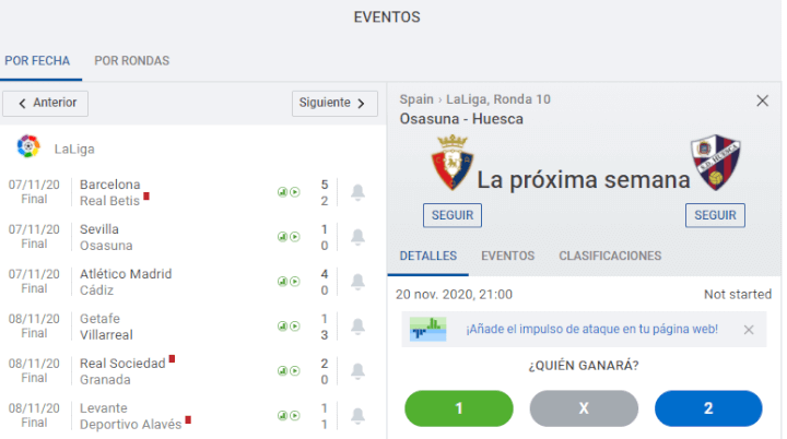 Imagen - SofaScore, la app para seguir el deporte en vivo