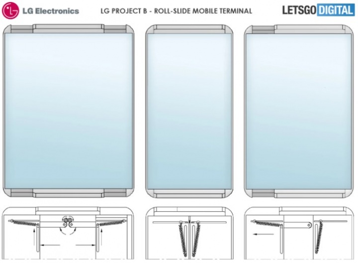 Imagen - Smartphone enrollable de LG: im&aacute;genes de la patente