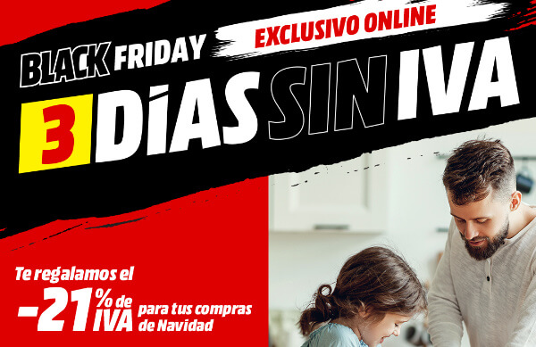 Imagen - D&iacute;a sin IVA de MediaMarkt: 3 d&iacute;as de descuento