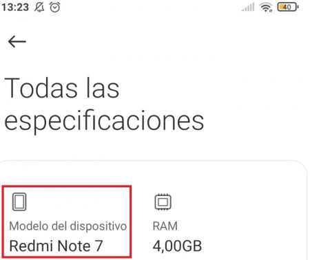 Imagen - Cómo saber qué modelo de Xiaomi tengo