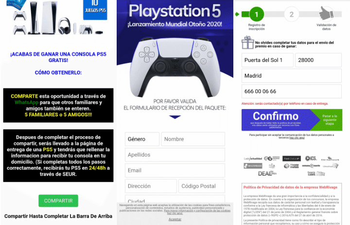 Imagen - &quot;Sony está regalando PS5&quot; por WhatsApp, ¿es cierto?