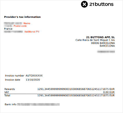 Imagen - Filtran las ganancias de los influencers de 21 Buttons