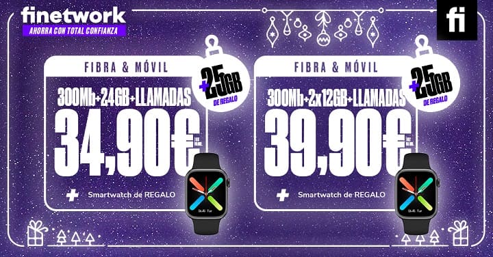 Imagen - Promoci&oacute;n Navidad de Finetwork: 25 GB gratis de datos