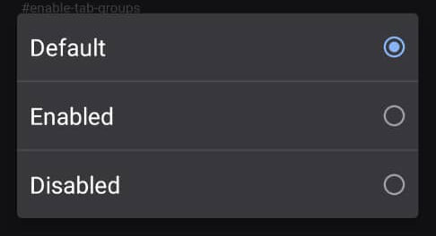 Imagen - Cómo activar/desactivar &quot;agrupar pestañas&quot; en Chrome Android
