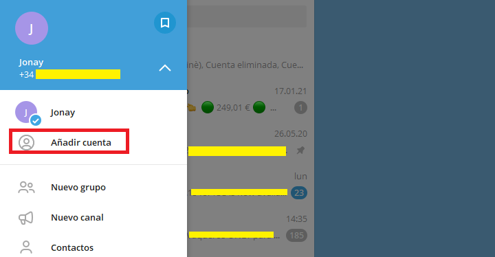 Imagen - Cómo tener dos cuentas Telegram a la vez en un mismo móvil