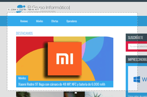 Imagen - Guardar captura de pantalla automáticamente