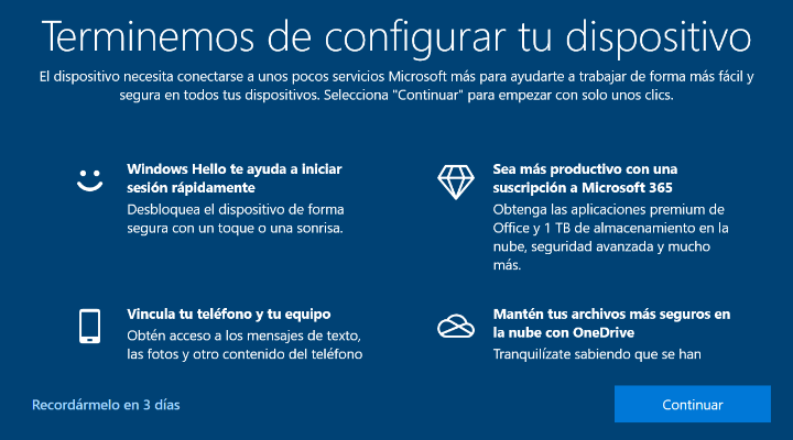 Imagen - &iquest;Qu&eacute; es "finalizar la configuraci&oacute;n" en Windows 10?
