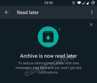 Imagen - WhatsApp añadirá un &quot;leer después&quot;