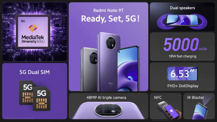 Imagen - Xiaomi Redmi Note 9T: d&oacute;nde comprar barato el m&oacute;vil