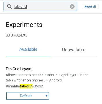 Imagen - Cómo activar/desactivar las pestañas en cuadrícula de Chrome