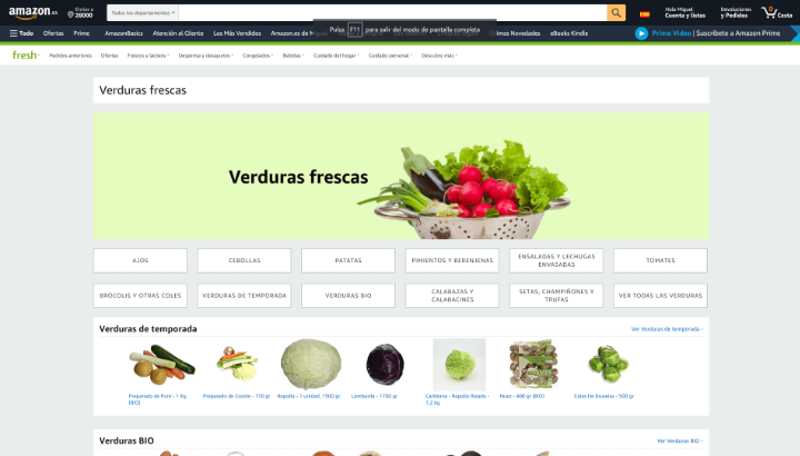 Imagen - Amazon Fresh llega a España: así funciona