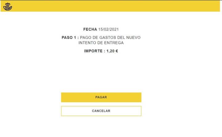 Imagen - &quot;Pago de gastos&quot; de Correos: cuidado con los SMS y correos