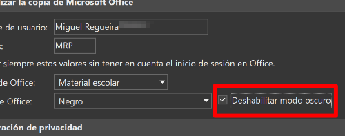 Imagen - Cómo activar el modo oscuro en Word
