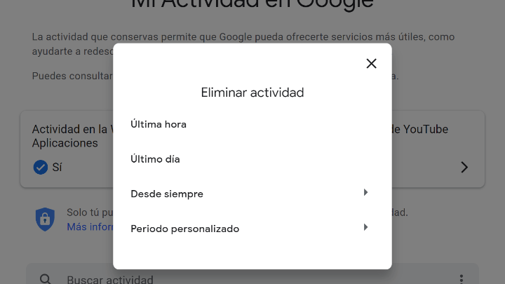 Imagen - Mi Actividad, la página que te enseña todo lo que Google sabe de ti